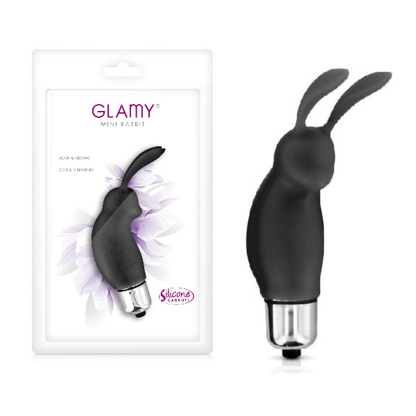 Glamy mini rabbit black