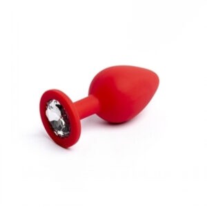 Butt plug silicone M red