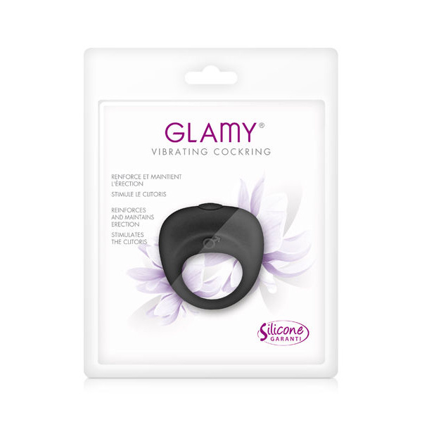 Glamy vib cock ring black - Slika 3