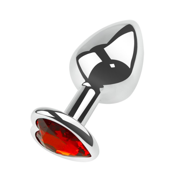 Butt plug silver heart small - Slika 3