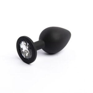 Butt plug silicone M black