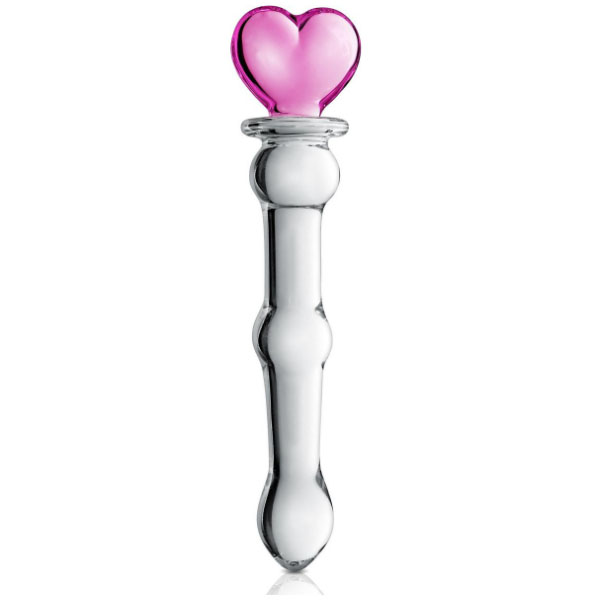 Glossy dildo No21 heart - Slika 4