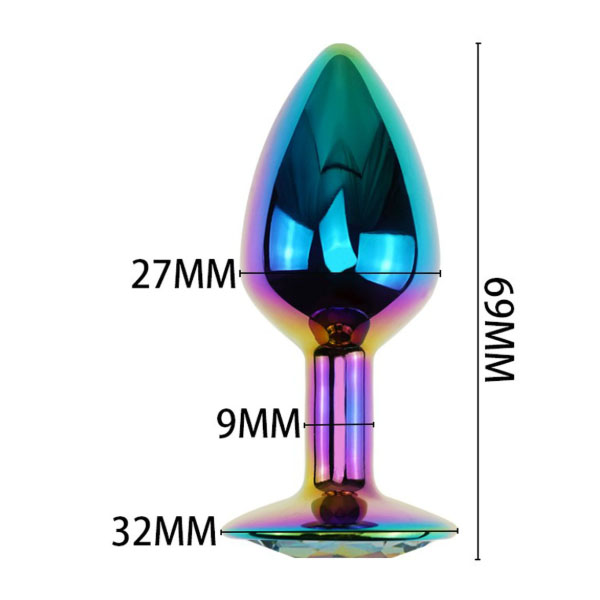 Chrome butt plug S - Slika 6