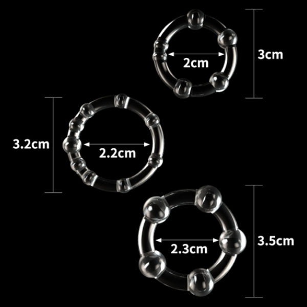 Triple beaded ring set - Slika 7