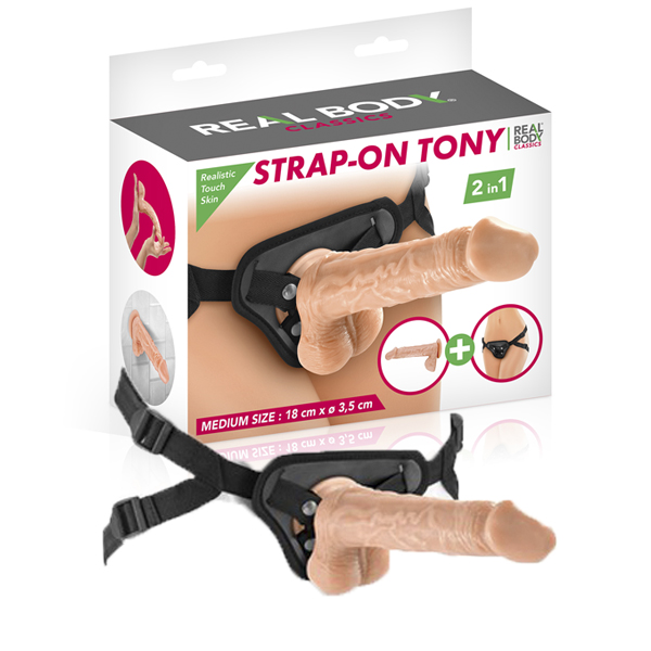 Real body strap on Tony