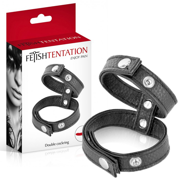 Fetish Double cockring