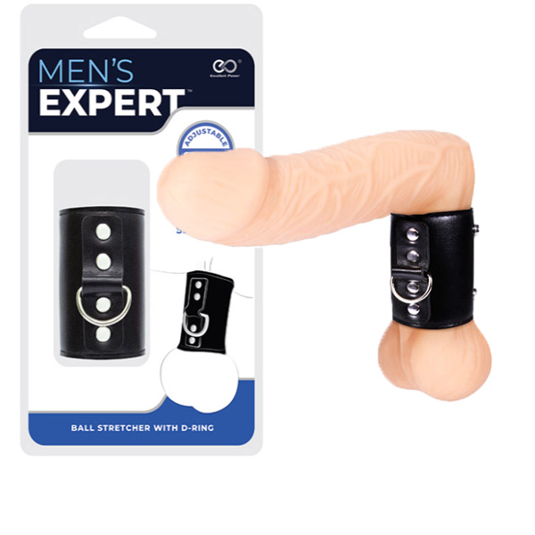 Mens expert ball strecher D-ring