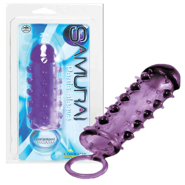 Samurai penis sleeve purple