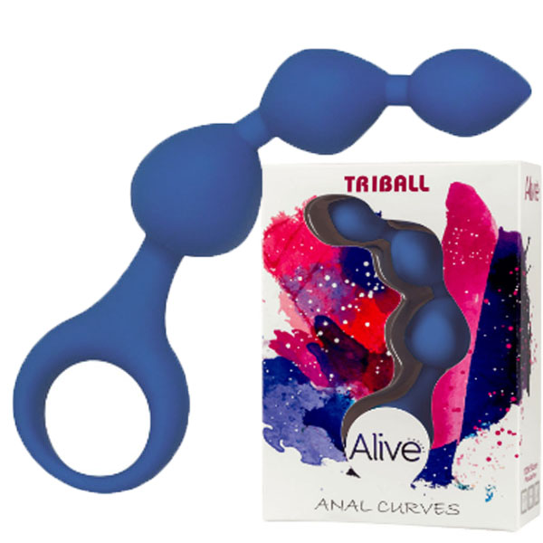 Al dildo 3 ball blue
