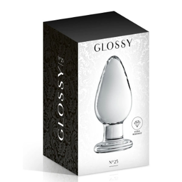 Glossy dildo 25 clear - Slika 3