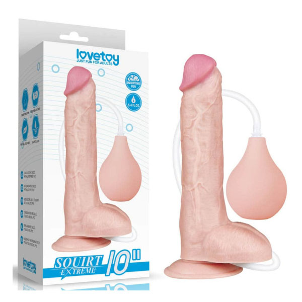 Squirting extreme dildo