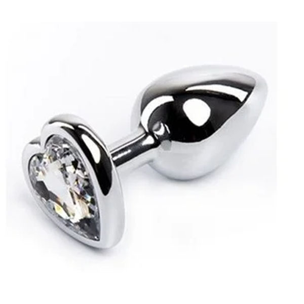Metal plug srce clear - Slika 3