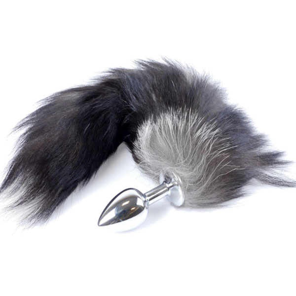 Plug foxi tail XXL grey - Slika 2