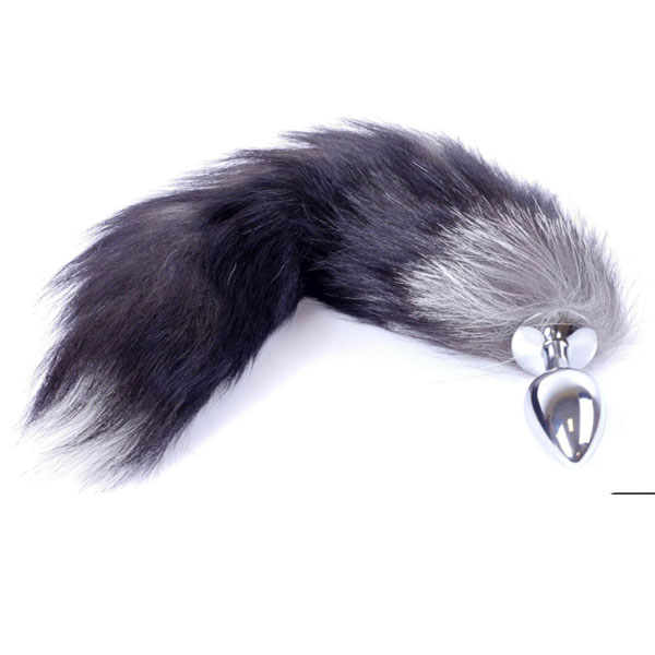 Plug foxi tail XXL grey - Slika 3