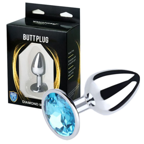 Metal plug blue