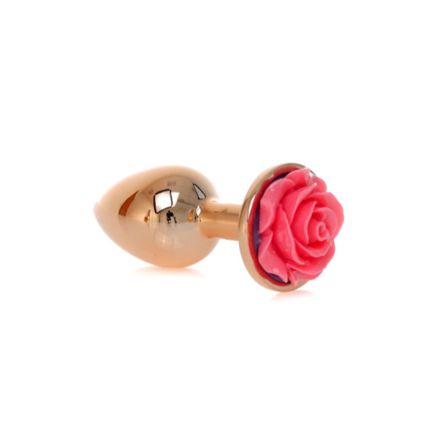 Plug jewellery gold plug - rose pink - Slika 3