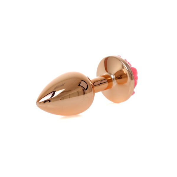 Plug jewellery gold plug - rose pink - Slika 5