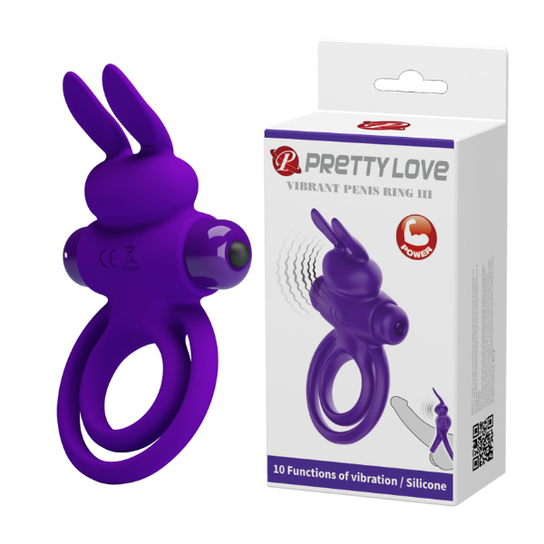 Pretty love Vibrating penis ring III lila