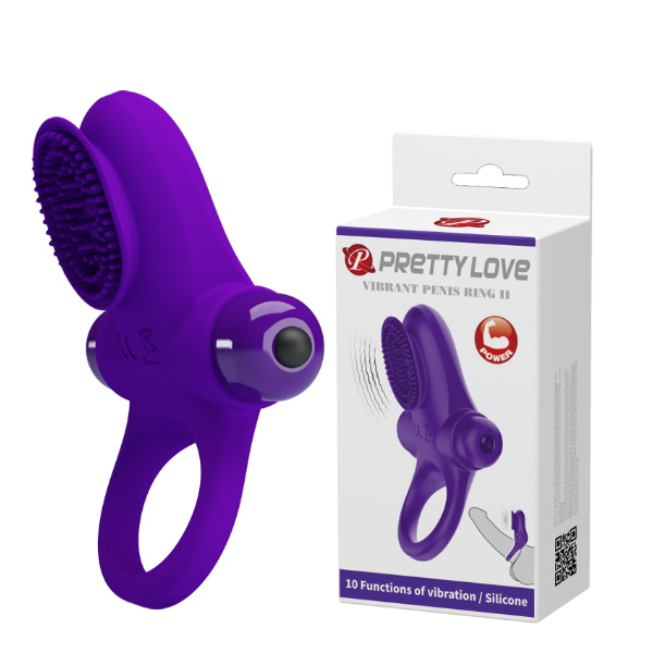 Pretty love Vibrating penis ring II lila