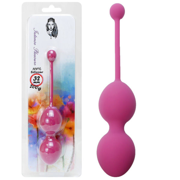 Silicone balls dark pink 32 mm