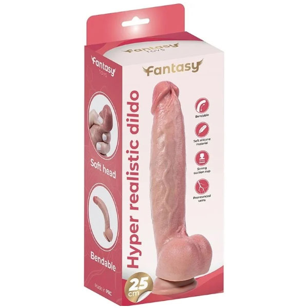 Hyper realistic dildo 25 cm - Slika 9