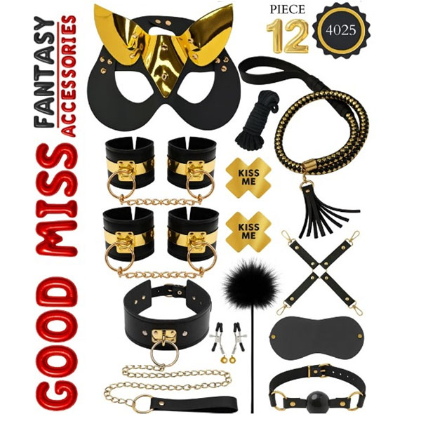 Good Miss BDSM set 12 pcs 4025