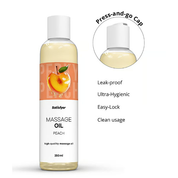 Satisfyer massage oil Peach - Slika 4