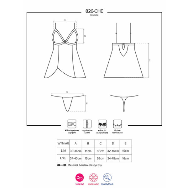 Obsessive Chemise 826-1 - Slika 5