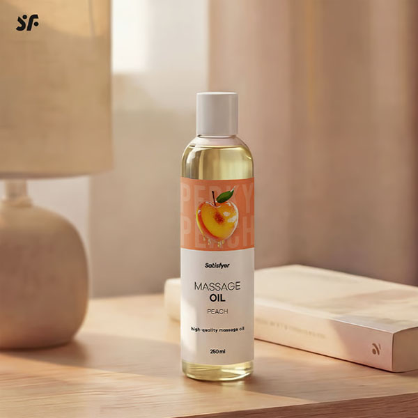Satisfyer massage oil Peach - Slika 9