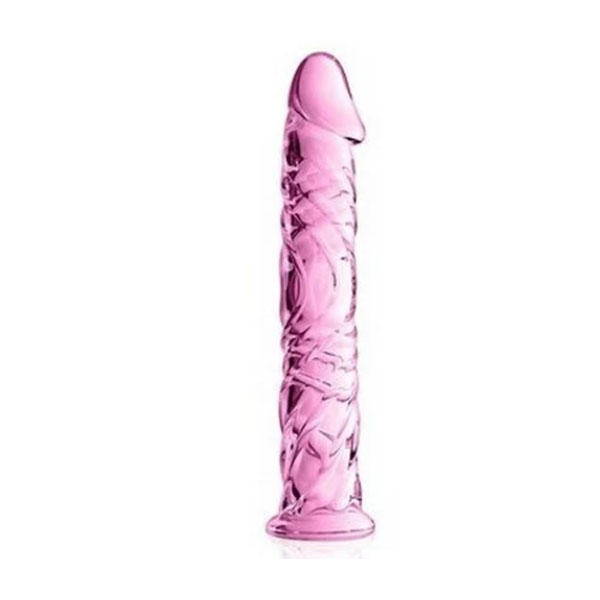 Glossy dildo No4 pink - Slika 2