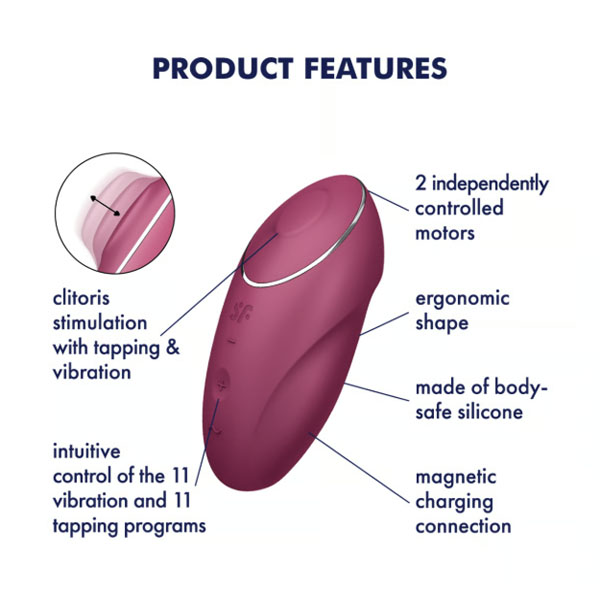 Satisfyer Tap & Climax 1 vib - Slika 5